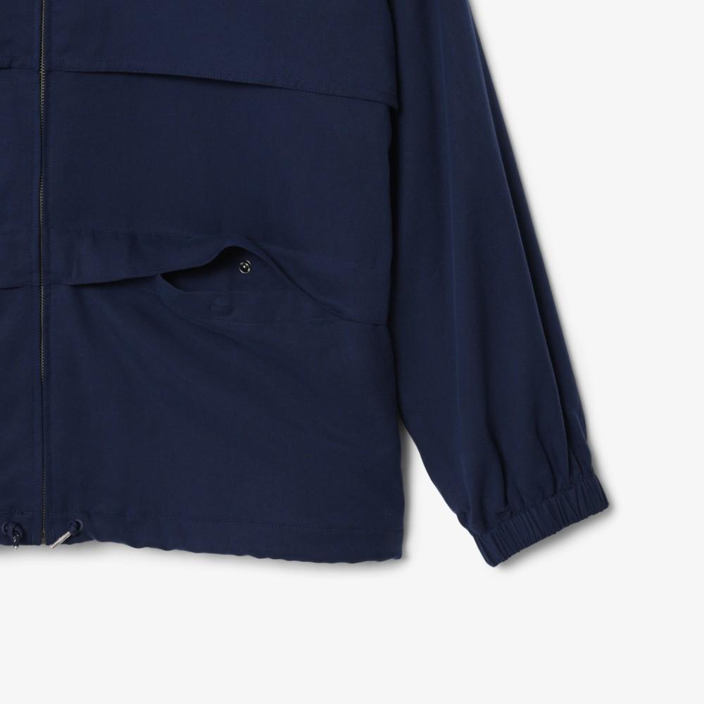 [Lacoste] Women's Mixed Linen Track Jacket BF6877-56G166