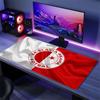 SK Slavia Praha Mouse Pad, Large Gaming Desk Mat, Non-slip XXL Mousepad for Laptop & Tablet, Mini PC Playmat with Stitched Edges