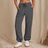 Women's Fashion Casual Solid Color Drawstring Sweatpants