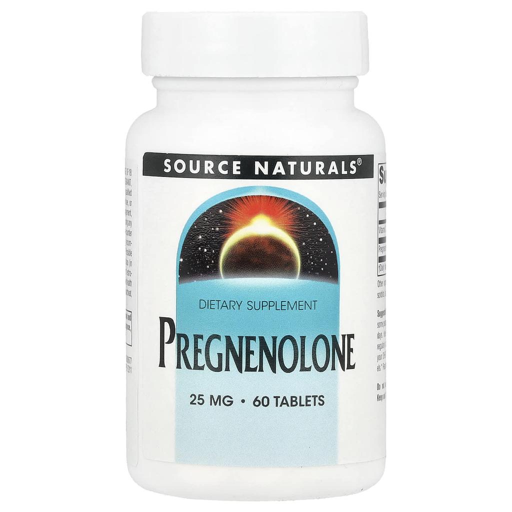 Source Naturals, Pregnenolone, 25 mg, 60 tablets
