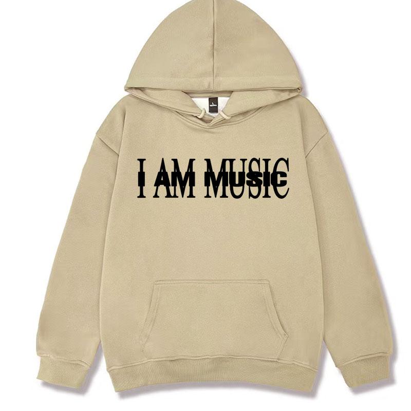 Худи с принтом альбома Playboi Carti I Am Music Y2K Мем Opium Ken Carson Destroy Lonely С капюшоном Мужская Женская Мода Винтажный Свитшот