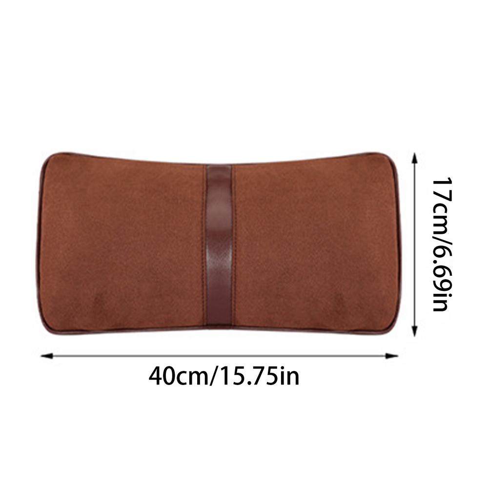 Car Headrest Pillow Adjustable Back Lumbar Pillow For Vehicle Softness Driving Headrest With Adjustable Strap For Cars Auto RVs