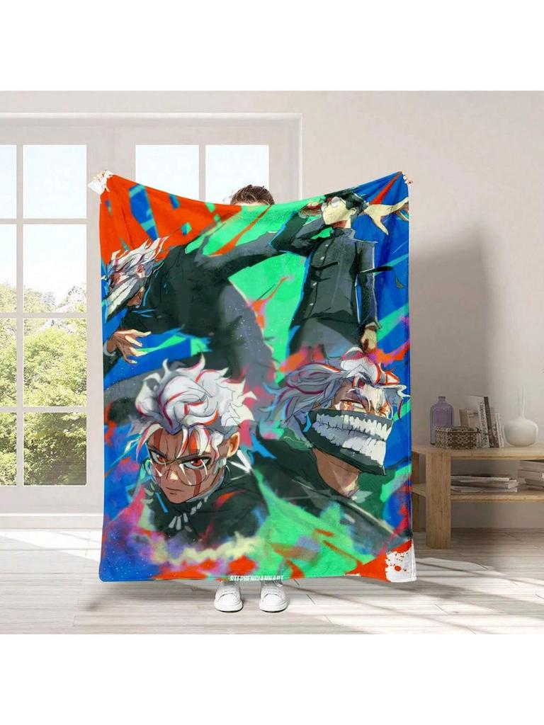 Dandadan Blanket Takakura Ken Throw For Home And Decoration Travel Sofa Warm And Soft Blanket For Winter