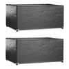 VidaXL Garden Furniture Covers 2pcs 8 Eyelets 160x120x75cm Rectangular 3155345