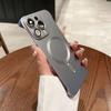 Чехол для телефона Magsafe из натурального титана с покрытием без рамок для iPhone 16 15 14 13 12 11 Pro Max Plus с магнитным беспроводным жестким задним чехлом
