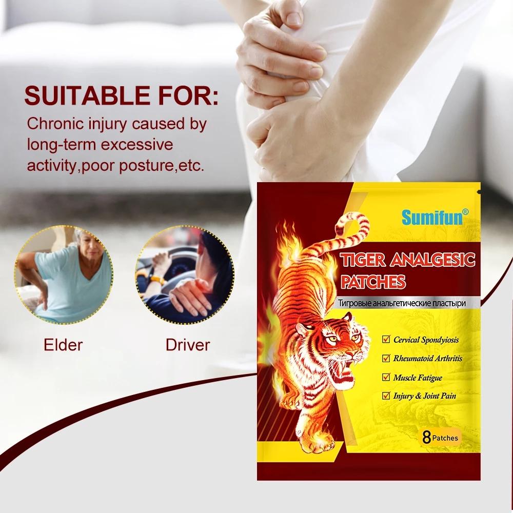 Sumifun Tiger Balm Analgesic Patch Knee Muscle Joint Pain Relief Sticker Rheumatism Body Care Plaster