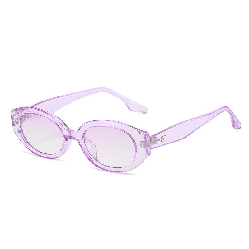 Fashion oval sunglasses Internet celebrity bloggers sexy small frame simple versatile round sunglasses sunglasses