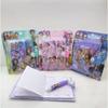 2026 new In Stock Hot KPOP Demon Hunters Notebook with Pen Set, Cartoon Student Stationery Journal Notebook for Fans Gift