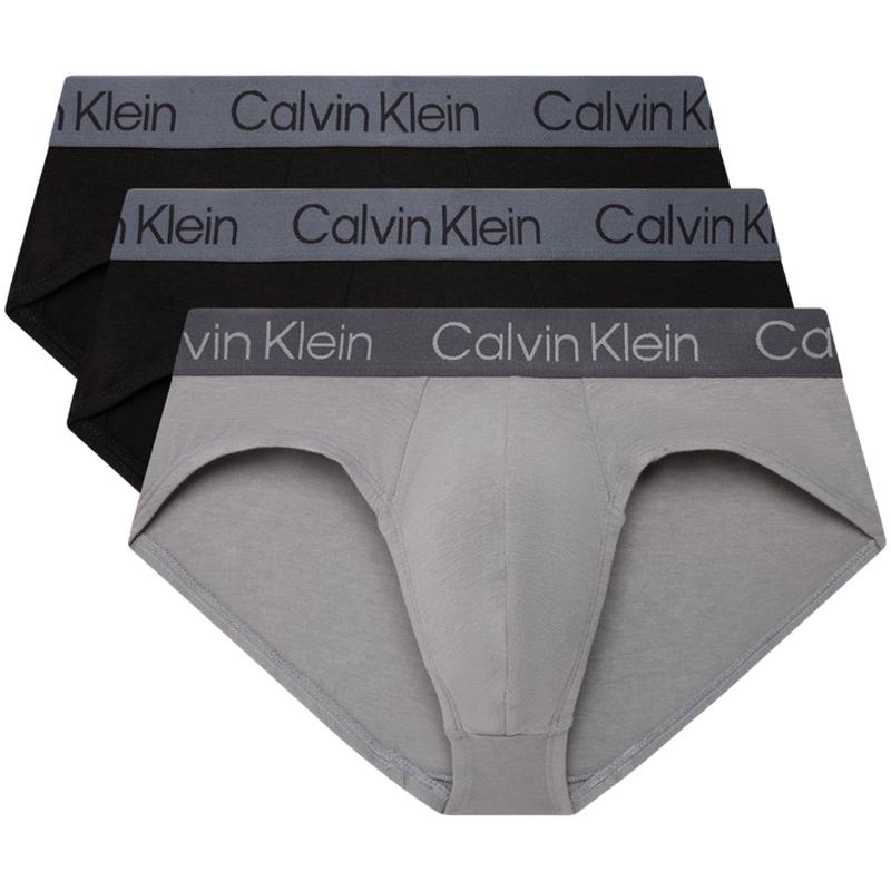 Calvin Klein Letter Logo Jacquard Triangle Underwear 3-Pack Men Underwear NP2525OIJT