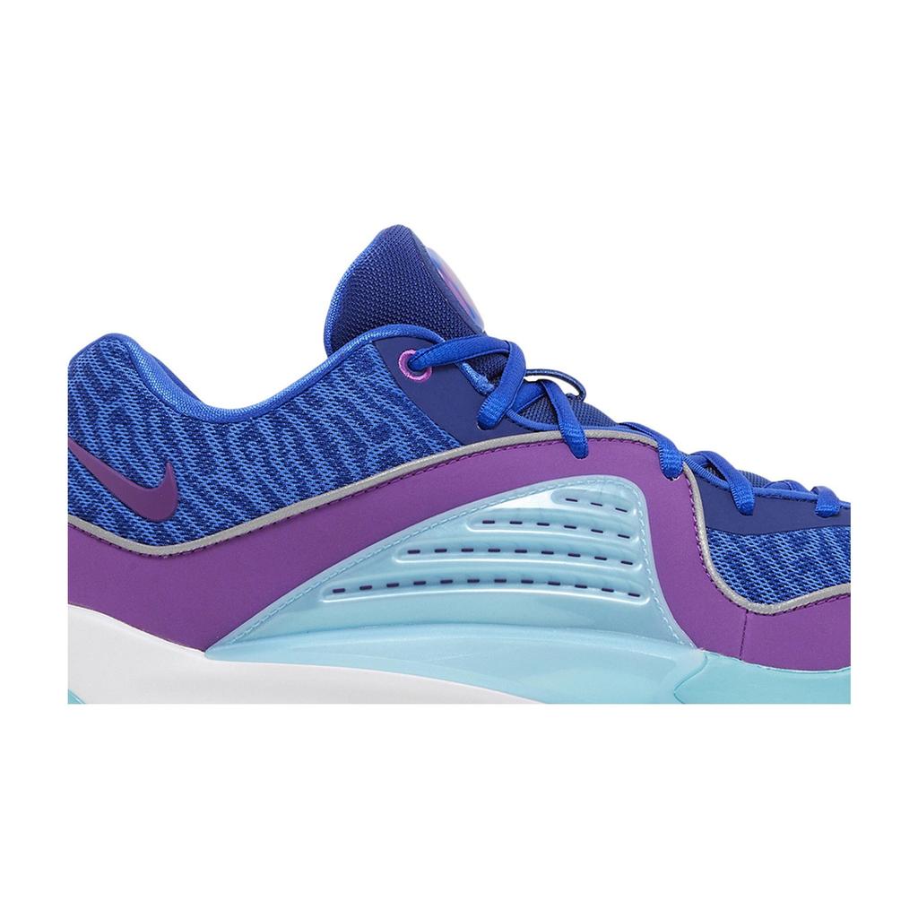 Nike KD 16 'Готов, Играй' (унисекс) Глубокий королевский синий / Металлический серебристый / Гипер-королевский синий / Яркий фиолетовый Баскетбольные кроссовки DV2917 401