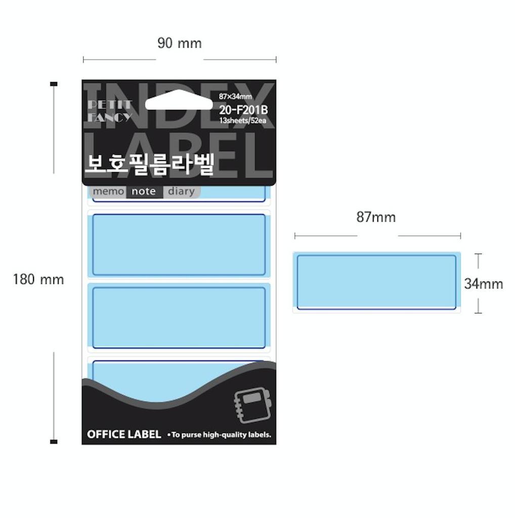 Petit Fancy Защитная пленка Наклейки с индексными этикетками (по 10 шт. каждая) Индексная этикетка / Этикетка категории / Офисная этикетка / Наклейки с метками / Инструменты для маркировки — 42 варианта