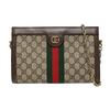[Pre-Owned] Ophidia GG Monogram Iconic Web Stripe Medium Shoulder Bag - Very Good #76PDK5