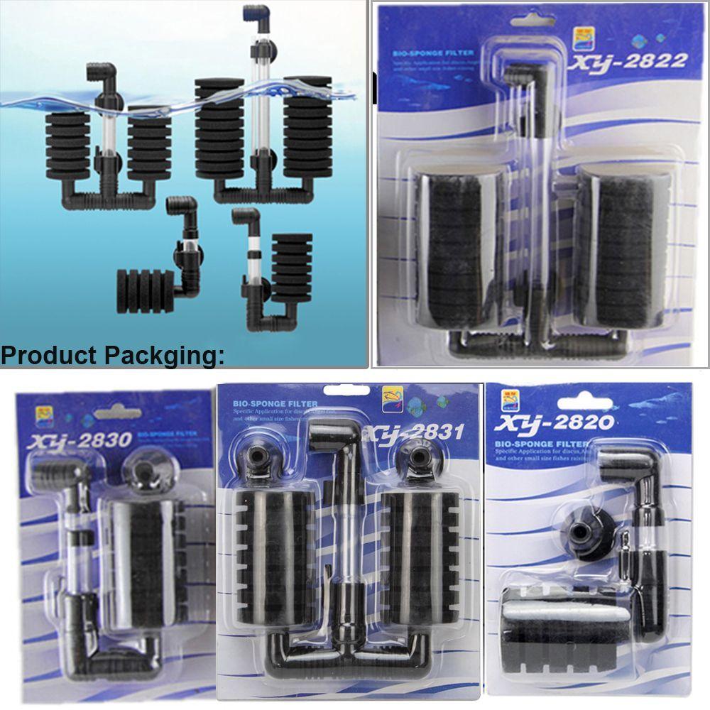 Вращающийся на 360° биохимический губчатый фильтр, хлопковые фильтры, одинарный/двойной насос для аквариумного кислорода