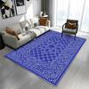 Geometric Blue Pattern Rug Design Patterned carpet a non slip rug suitable for all seasons and any setting, gift