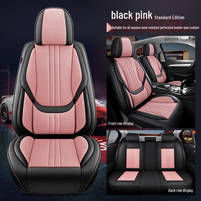 PG45 Full Coverage Leather Car Seat Cushion – Universal Fit for SUV, Sedan, Pickup (Four Seasons)