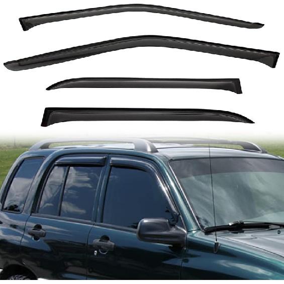 Ветровики в проем для 2001-2005 Sport Trac, 1997-2001 Mercury Mountaineer, 1991-2001 Explorer, Дефлекторы боковых окон, Дефлекторы вентиляции