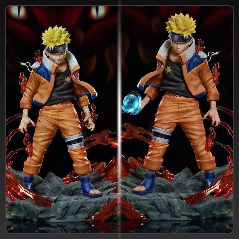 Новая фигурка Naruto Shippuden Premium GK Девятихвостый Наруто Узумаки Серия «Молодость» Сменная голова Коллекционная фигурка Подарок