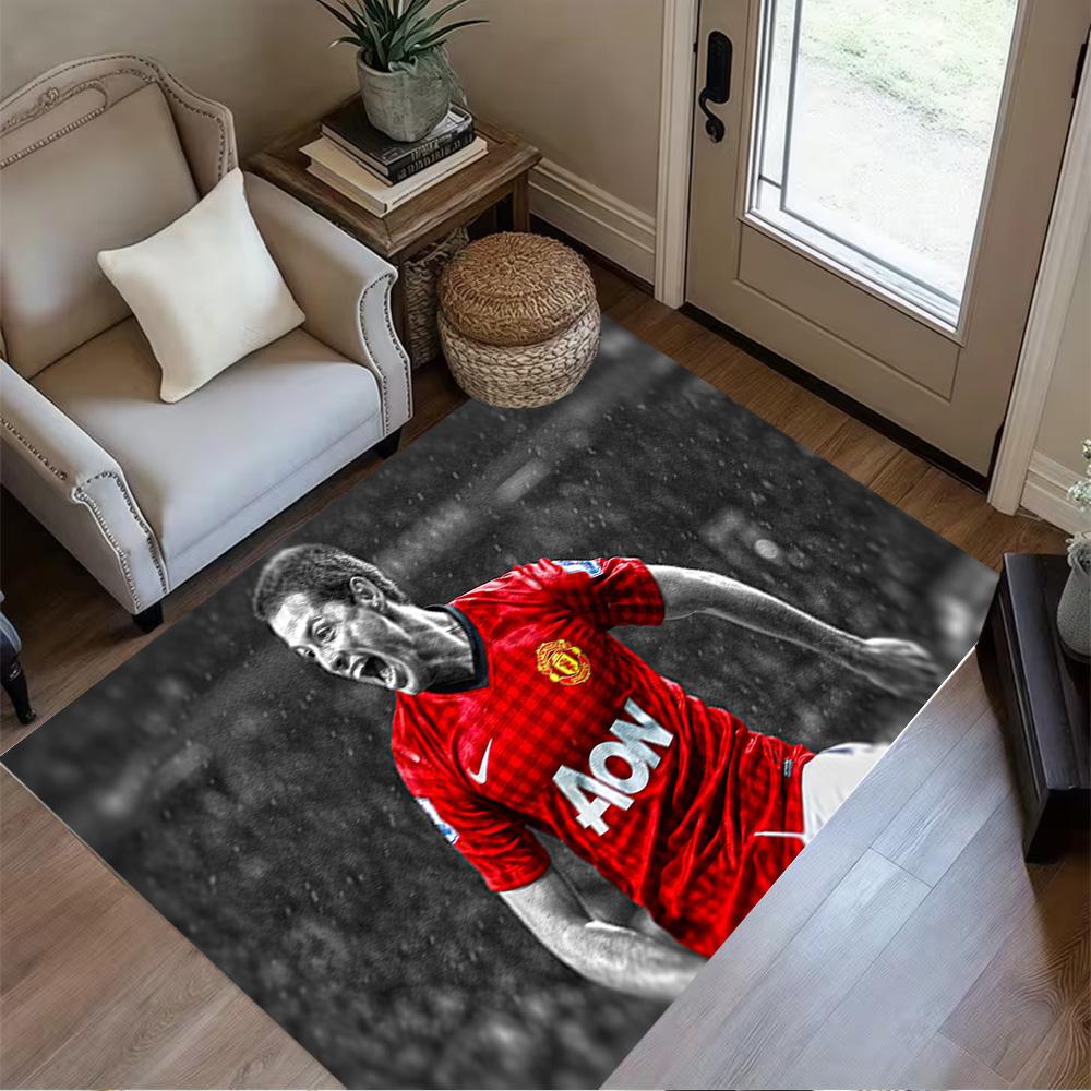 Zinedine Zidane's Leadership Style Carpet Design for Study room Dormitory Playrooms Outdoor Antislip Carpet Anime Office Decor