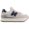 New Balance 574+ Moonbeam Dark Arctic Grey Женские кроссовки Крем-морская соль WL574ZQA