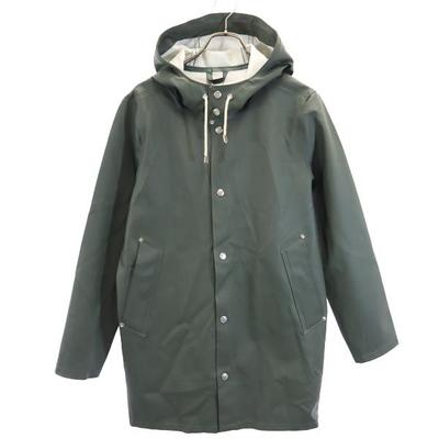 STUTTERHEIM Водоотталкивающая отделка Дождевик зеленый капюшон Мужской Б/У