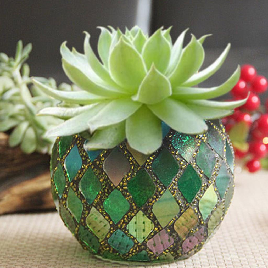Стеклянный подсвечник DIY Чашка для благовоний и свечей Суккулентный цветочный горшок Подставка для ручек Для свадебных вечеринок Домашний декор