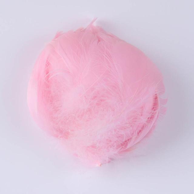 Натуральное гусиное перо 5-8 см, белый шлейф для изготовления ювелирных изделий, серег, свадебных украшений, перья для завязывания мух, 100 шт.