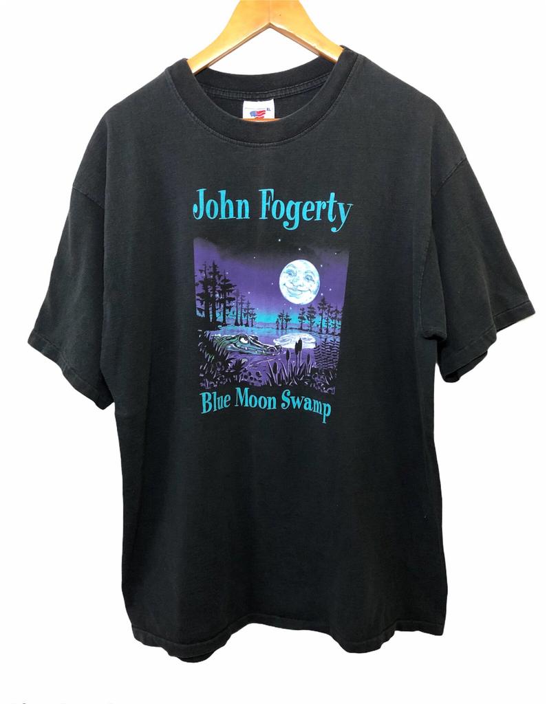 Винтажная футболка 90-х John Fogerty Blue Moon Swamp Creedence Clearwater Revival Промо-альбом Тур Концерт Размер XL