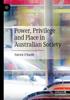 Книга Power, Privilege and Place In Australian Society