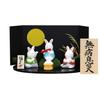 Osaka Choseido Rabbit Ceramic 15th Night Rabbit Viewing Original Wooden Tag Free Bonus Included Ornament, Rabbit, Rabbit, (Moon Banquet),
