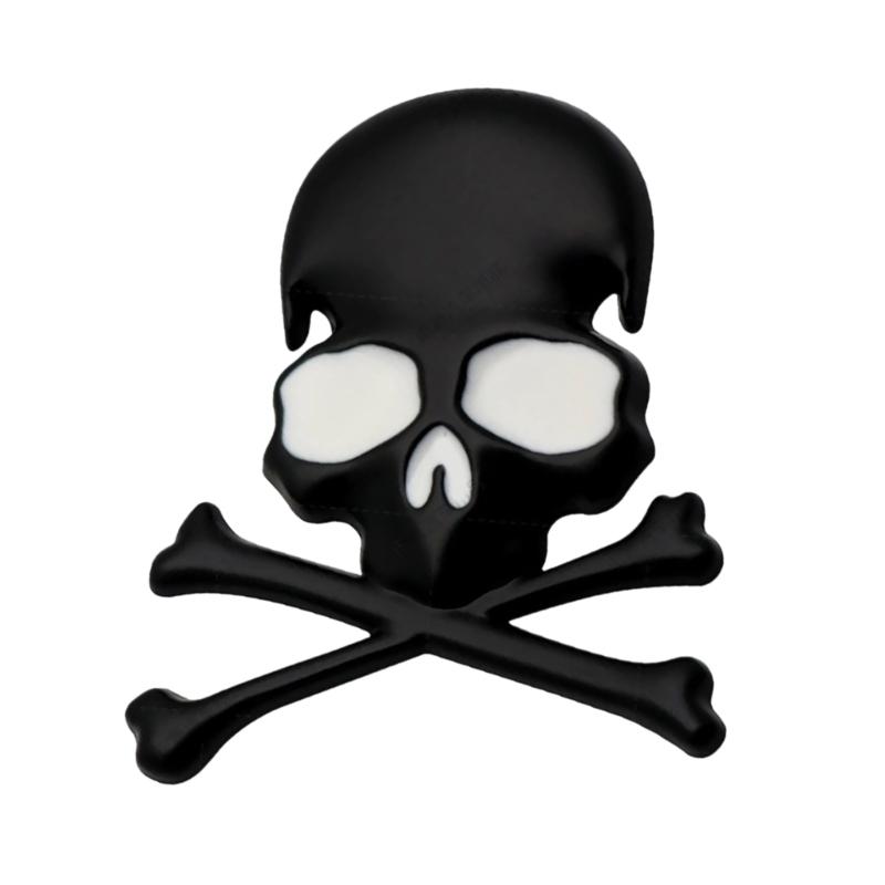 3D Металлические Наклейки Череп Значок для Мотоцикла Эмблемы Череп для Автомобиля и Мотоциклов Улучшает Вашу Поездку Уникальным Дизайном