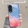 Темно-синий цвет Морская вода Для Honor X5 Plus X30 X9c Smart X5b X9a X30 Max X50i 30 Pro 50 Pro 70 90 Smart 200 Lite Стекло Чехол для телефона