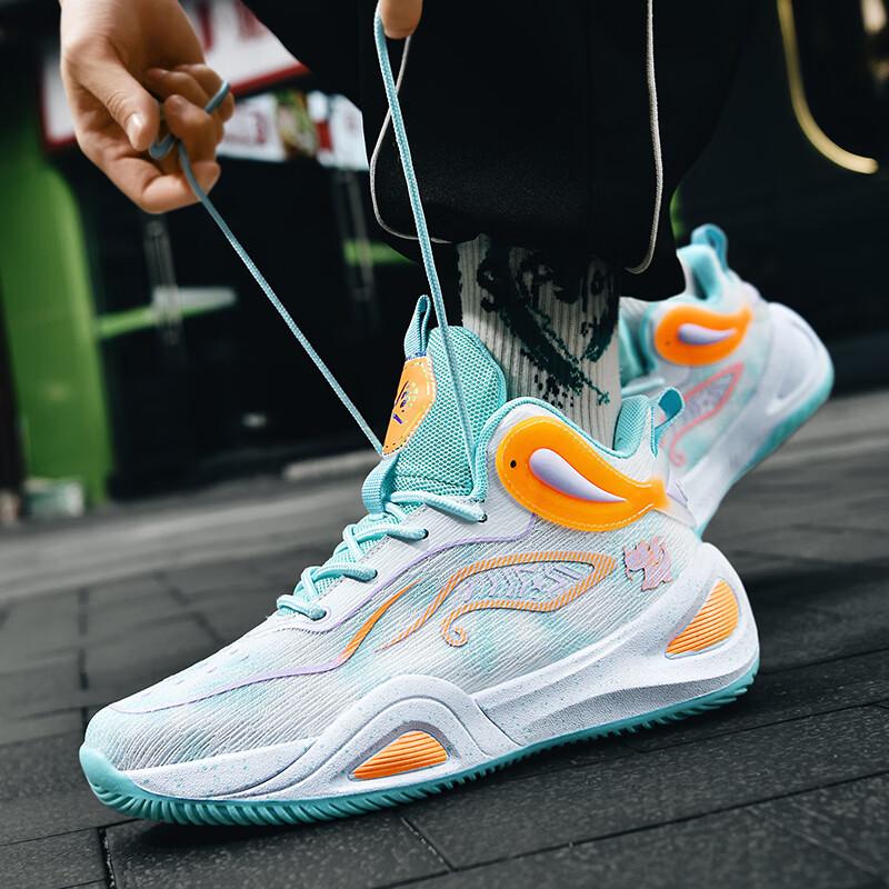 Детские профессиональные баскетбольные кроссовки «Мандаринка» мужские дышащие амортизирующие тренировочные подростковые кроссовки для девочек для бега