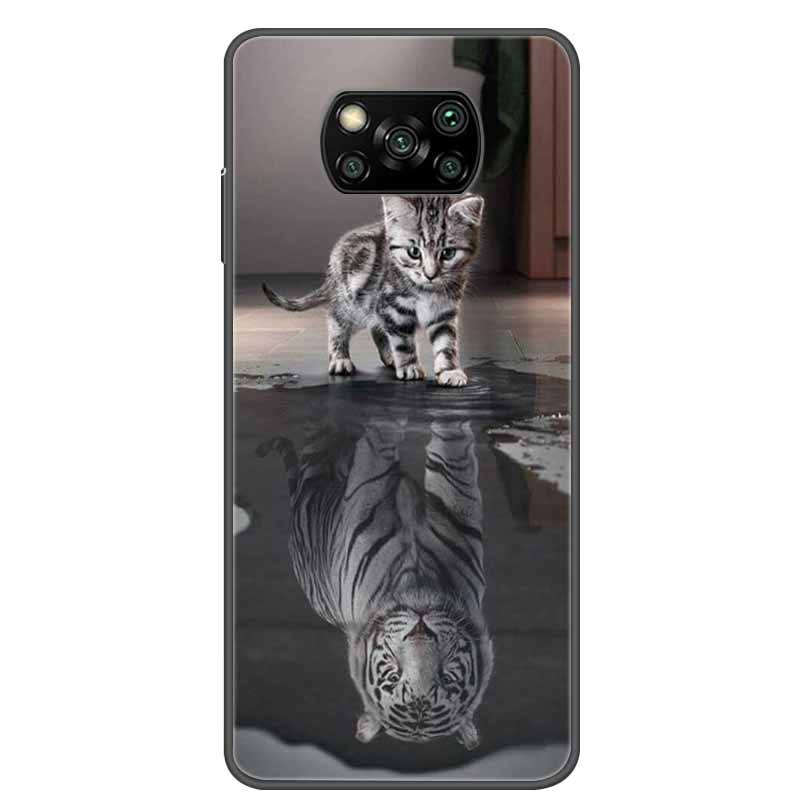 Чехол для Poco X3 Pro X3 NFC Модный Мягкий Силиконовый ТПУ Задняя Крышка Для Xiaomi Poco X3 NFC Чехол Ударопрочный Coque PocoX3 X 3 X3Pro