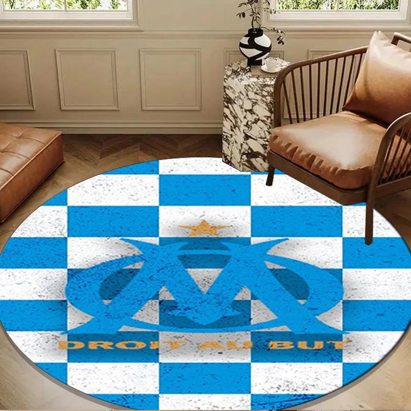 1PC rug Flame Logo Design Round mat Home Decor, Chair rug For livingroom,Bedroom, doormat home decor Birthday Gift Christmas Gifts