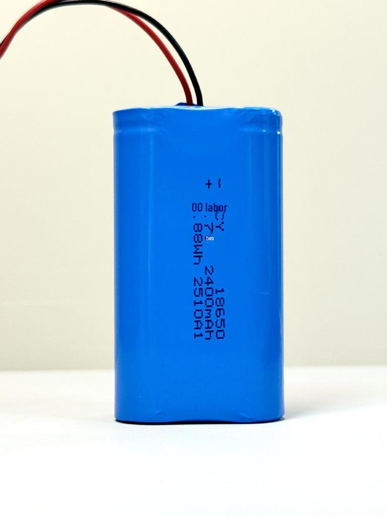 Высокоемкий литиевый аккумулятор Power Bank 18650 3,7 В с проводами