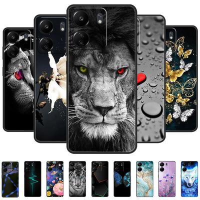 Чехол для POCO C65 Ударопрочный Мягкий Силикон ТПУ Задняя крышка для Xiaomi POCO C65 Чехлы для телефона C 65 Глобальная версия Милые Fundas Capa