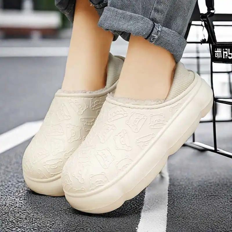 Playform Thick Heel Slippers To Be At Home Summer Woman Sandal Women's Shoes Luxury Sneakers Sports Trends High End Shoose