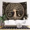FORATER Tree of Life Tapestry Wall Hanging Sun Moon Stars Tapestries Aesthetic Galaxy Wall Tapestry Nature Home Decorati