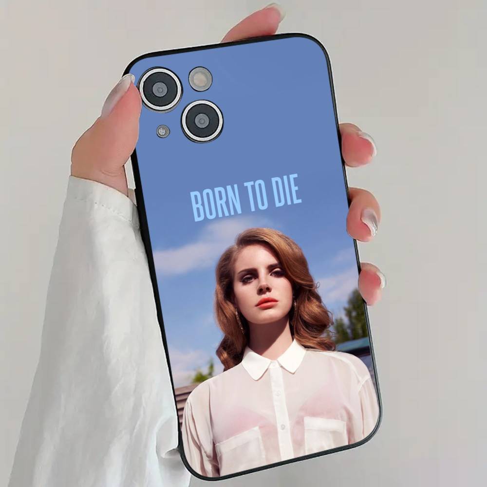 Чехол для телефона Singer L-LanaS D-Del R-Rey Крутой Черный Силиконовый Мягкий Для IPhone 16 15 14 13 12 11 X XR Plus Pro Max Plus