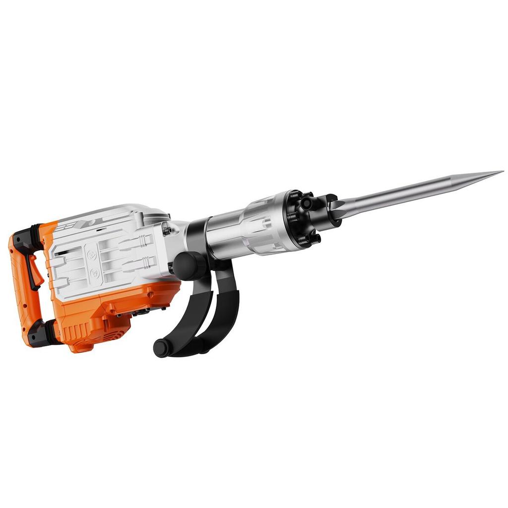 Demolition Jack Hammer Concrete Breaker 3500W Electric Hammer 2 Chisel Bits