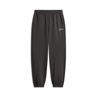 Li Ning Спортивная коллекция Жизнь Трикотажные спортивные штаны Мужские Обсидианово-серый C AKLU823-5
