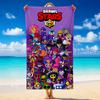 Brawl Stars Quick Dry Microfiber Beach Towel Soft Absorbent Sand Resistant Towel For Beach Pool Travel Summer