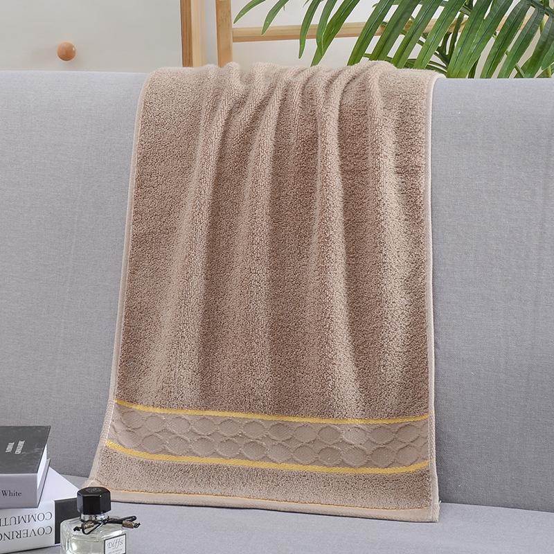 Household Gold Thread Double-grid Washing Towel