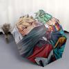 1 шт. Моя геройская академия Boku no Hero Academia Изуку Мидория Кацуки Бакуго Уличный зонт Автоматическое открытие Складная конструкция 8 спиц Железный каркас Фестиваль