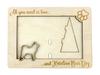 Karelian Bear Dog, Karjalankarhukoira - Photo frame, engraved wooden frame, a lovely gadget for the dog lover by Art-Dog