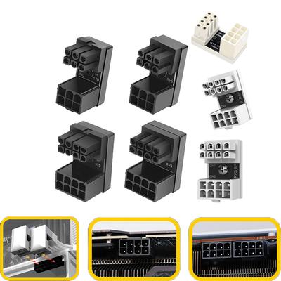 ATX 8PIN 6pin PCI-E 8pin разъем «мама-папа» под углом 90/180 градусов для настольных компьютеров, видеокарта, разъем усилителя руля для графического процессора