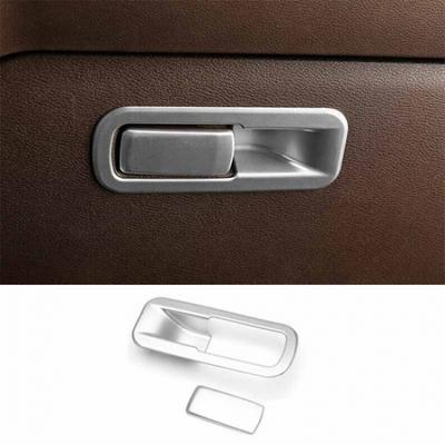 Inner Co-Pilot Storage Box Handle For BMW X1 F48 16- Panel Trim Matte Silver