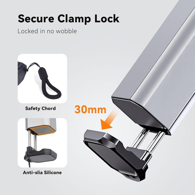 Держатель для телефона в самолете, Портативный дорожный держатель для стола с многонаправленным вращением на 360 градусов, Аксессуар для путешествий в поезде