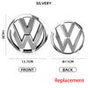For Volkswagen Car Front Grill Badge Trunk Lid Cover Replacement Accessories 137mm X 110mm For Volkswagen VW 2009-2013 MK6 golf6 YZ6