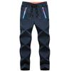 Men`s Cotton Colorfull Zipper Sweatpants Men Casual Sporting Hip Hop Trousers